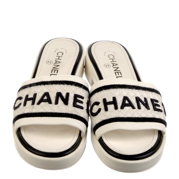 CHANEL Shoes Authentic Chanel Slides Poshmark